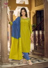Golden Pearl Vol 2 By Woodee Rayon Designer Kurti With Bottom Dupatta Wholesale Shop in Surat